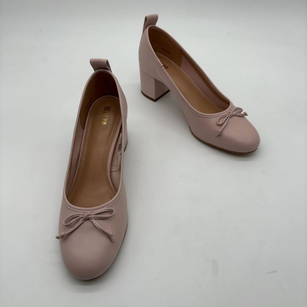 Anthropologie Maeve ballet heels in pink clay